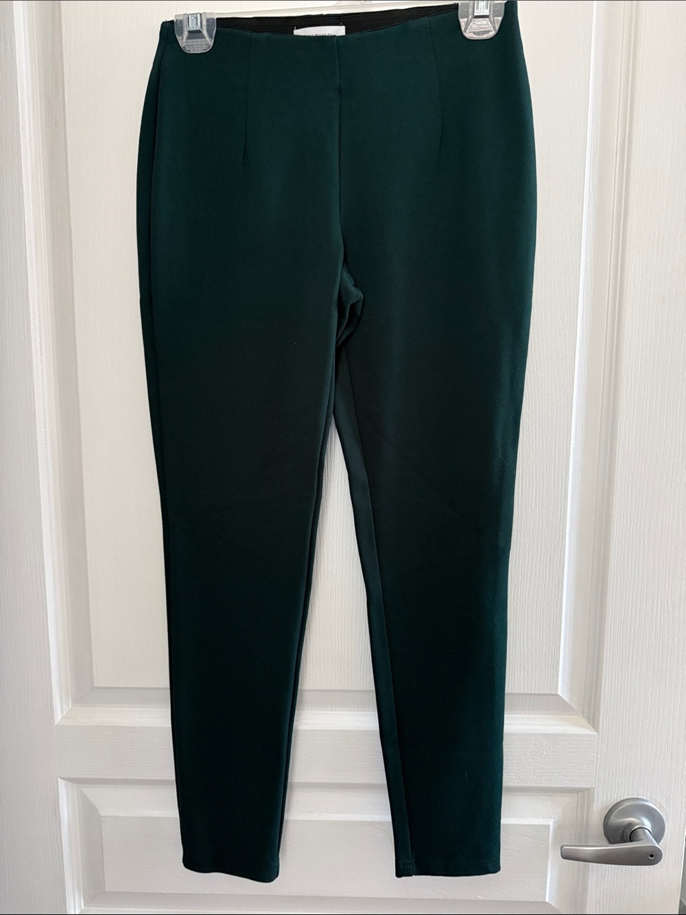 Calvin Klein Dark Green Slim Ponte Pants